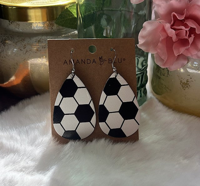 Amanda Blu Soccer Earrings