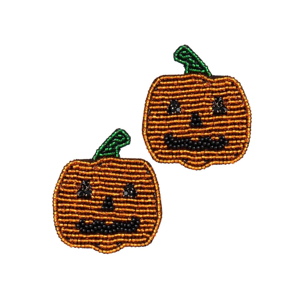Laura Janelle : Halloween Pumpkin Earrings