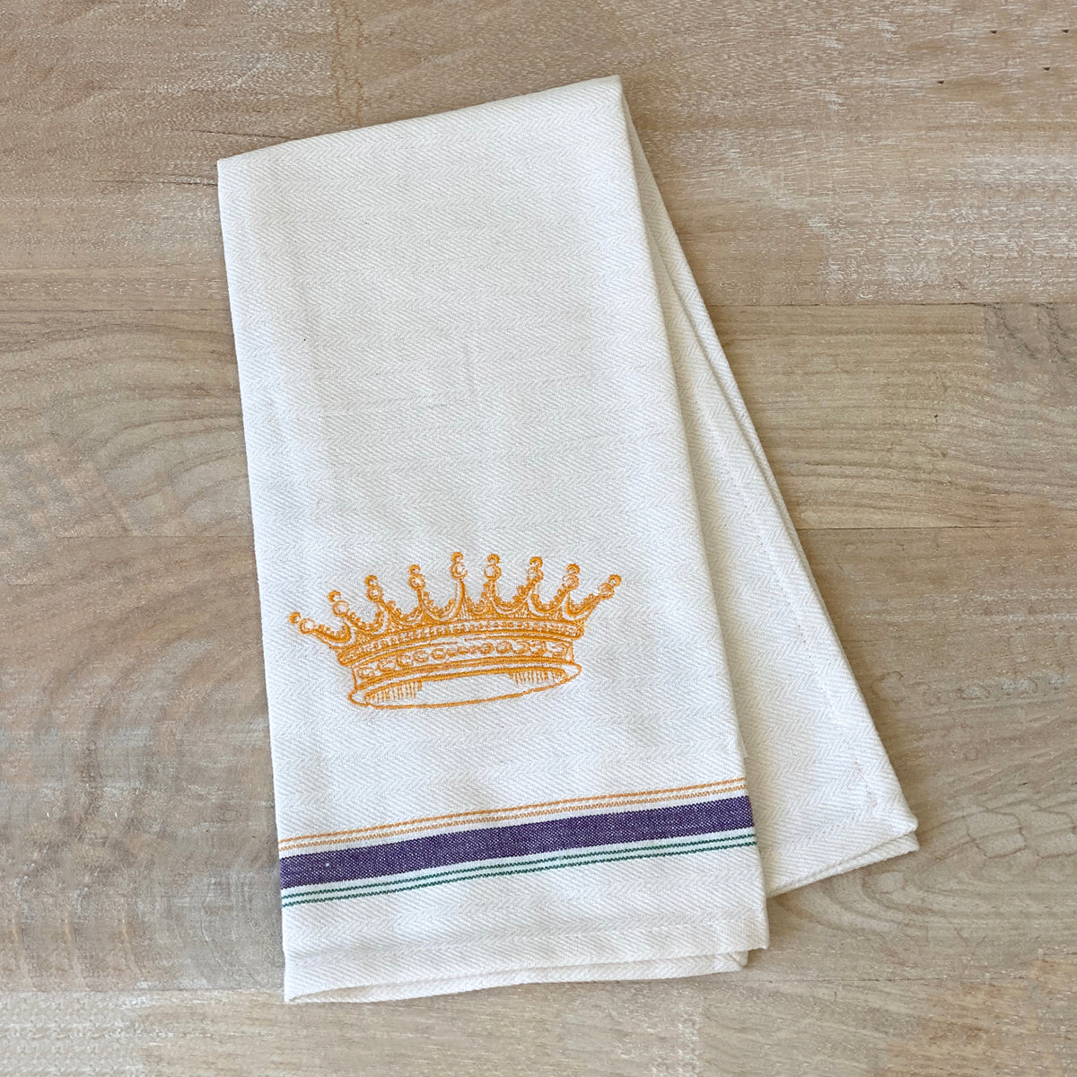 King of Carnival Hand Towel in Yellow