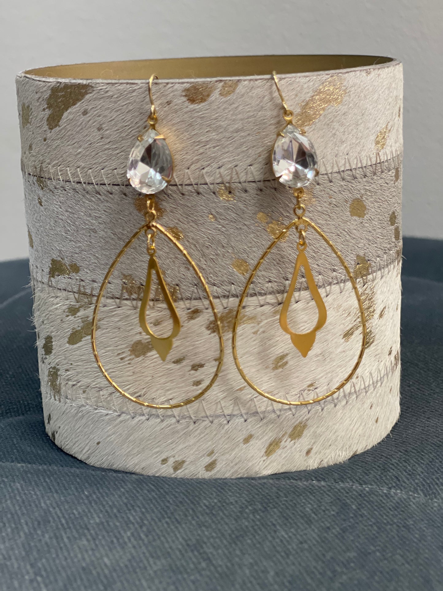 Simply Perfect Gold Dangle Earrings