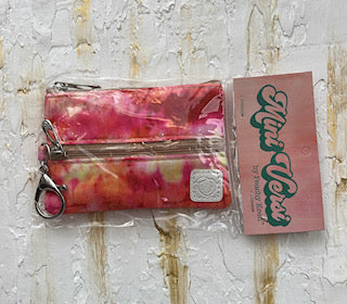 Mini Peachy Tie Dye Wallet