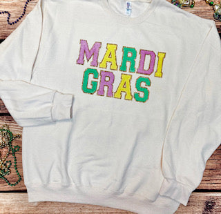 Multicolor Mardi Gras Sweatshirt